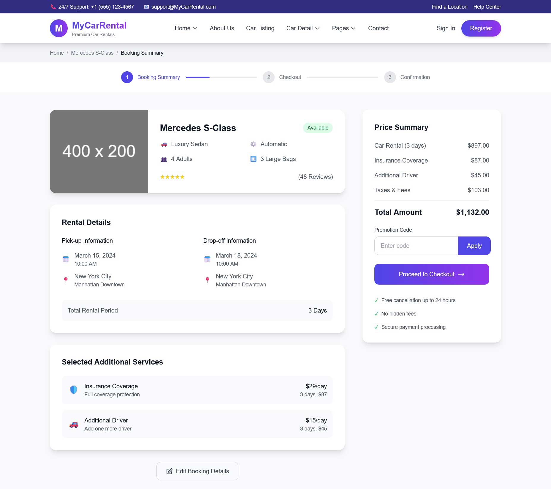 Car List Page